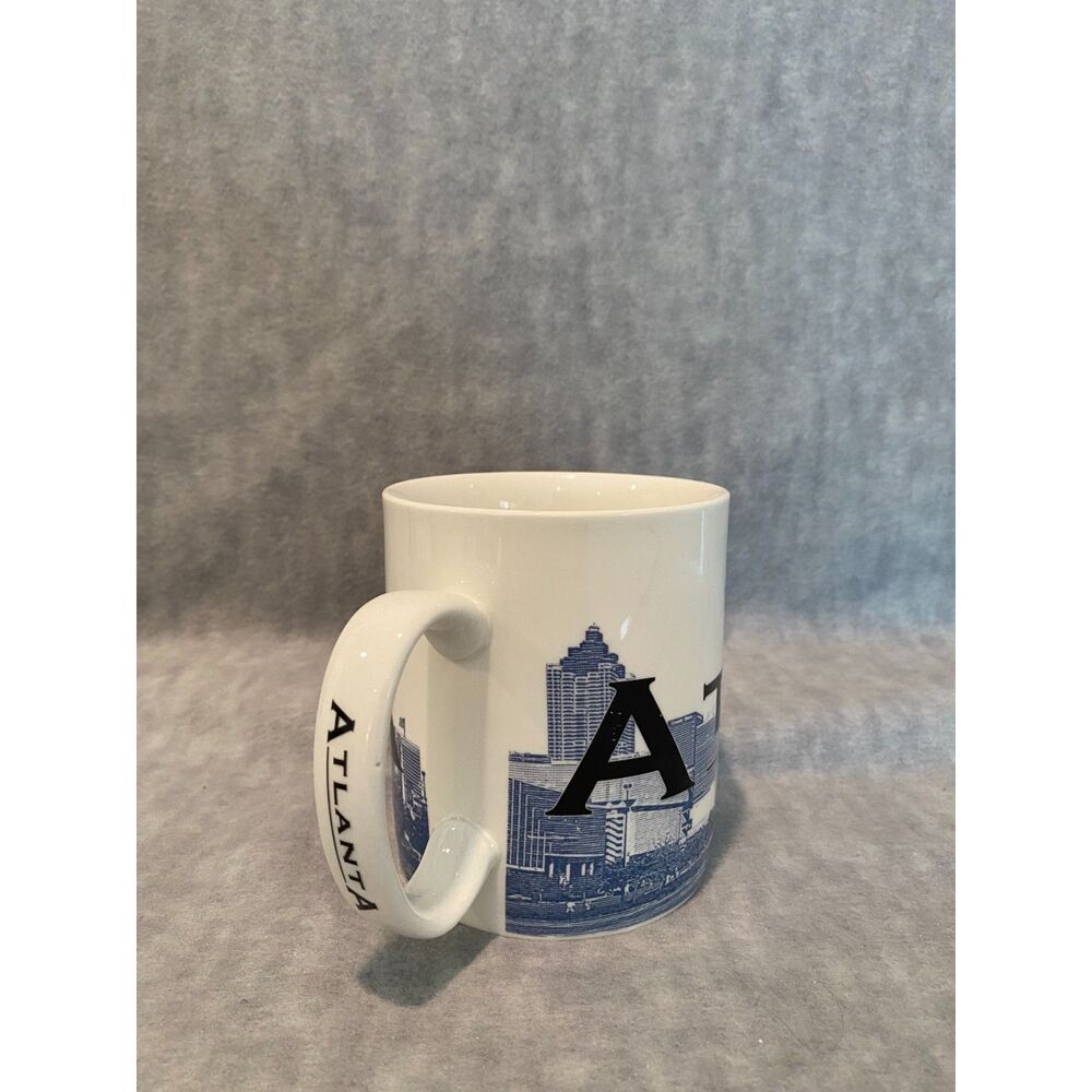 2002 Atlanta Starbucks Coffee Mug Cup Hotlanta Large Skyline‎ Barista Series